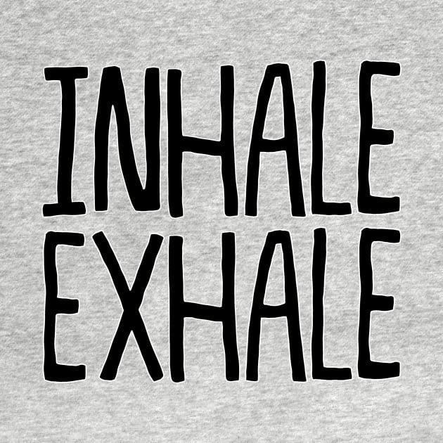 INHALE//EXHALE (black) by Psych0kvltz